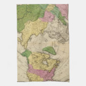 Noord-Amerika, Azië Theedoek (Verticaal)