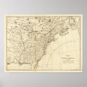 Noord-Amerika Blair, John 1779 Poster