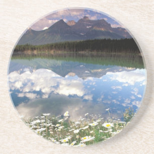 Noord-Amerika, Canada, Alberta, Banff National 2 Zandsteen Onderzetter