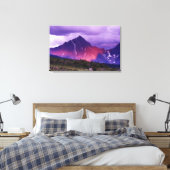 Noord-Amerika, Canada, Alberta, Canadees Canvas Afdruk (Insitu (Slaapkamer))