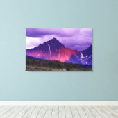 Noord-Amerika, Canada, Alberta, Canadees Canvas Afdruk (Insitu (Houten vloer))