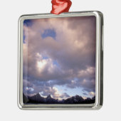 Noord-Amerika, Canada, Alberta, Jasper 5 Metalen Ornament (Links)