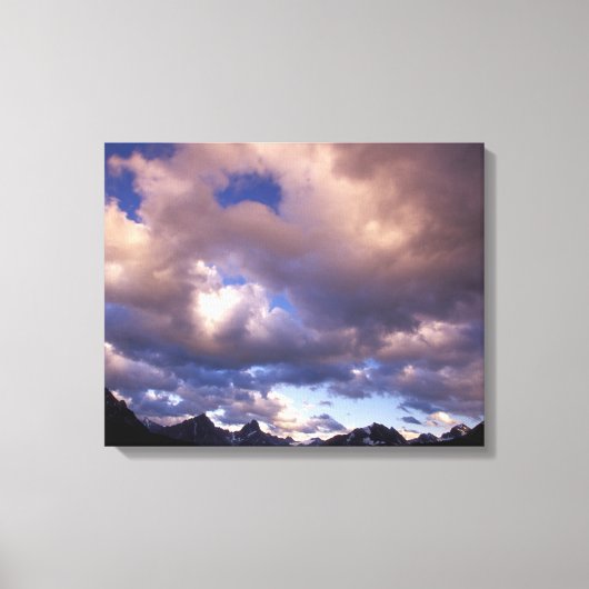 Noord-Amerika, Canada, Alberta, Jasper Canvas Afdruk (Voorkant)