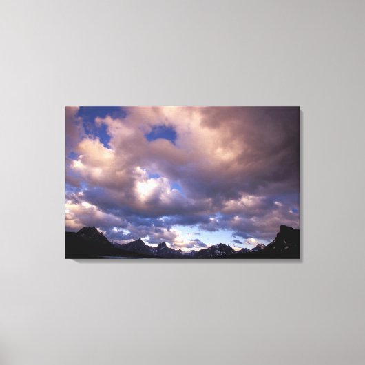 Noord-Amerika, Canada, Alberta, Jasper Canvas Afdruk (Voorkant)