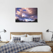 Noord-Amerika, Canada, Alberta, Jasper Canvas Afdruk (Insitu (Slaapkamer))