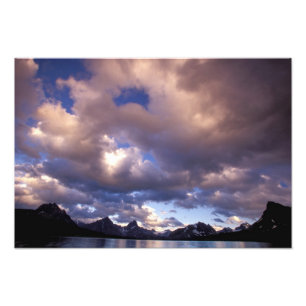 Noord-Amerika, Canada, Alberta, Jasper Foto Afdruk