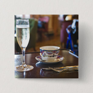 Noord-Amerika, Canada, British Columbia, Vierkante Button 5,1 Cm