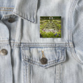 Noord-Amerika, Canada, Brits-Columbia, 4 Vierkante Button 5,1 Cm (In situ)