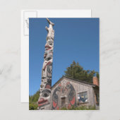 Noord-Amerika, Canada, Charlotte Islands, 3 Briefkaart (Voorkant / Achterkant)