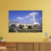 Noord-Amerika, Canada, Manitoba, Winnipeg Canvas Afdruk (Insitu (Woonkamer))