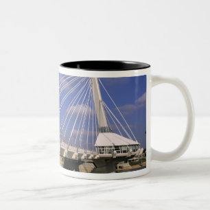 Noord-Amerika, Canada, Manitoba, Winnipeg, Tweekleurige Koffiemok
