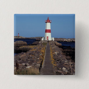 Noord-Amerika, Canada, Miquelon en St. Pierre, Vierkante Button 5,1 Cm