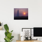 Noord-Amerika, Canada, Newfoundland, Cape Spear, Poster (Thuiskantoor)
