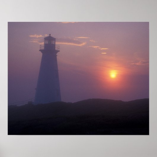 Noord-Amerika, Canada, Newfoundland, Cape Spear, Poster (Voorkant)