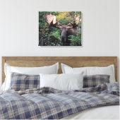 Noord-Amerika, Canada, Nova Scotia, Cape Breton Canvas Afdruk (Insitu (Slaapkamer))