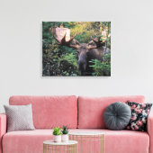 Noord-Amerika, Canada, Nova Scotia, Cape Breton Canvas Afdruk (Insitu (Woonkamer))