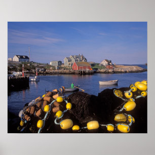 Noord-Amerika, Canada, Nova Scotia, Peggy's Poster