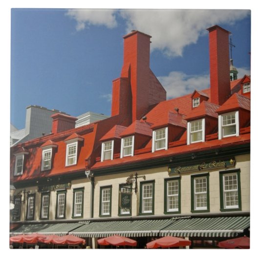 Noord-Amerika, Canada, Quebec, Old Quebec City. 3 Tegeltje (Voorkant)