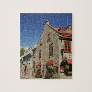 Noord-Amerika, Canada, Quebec, Old Quebec City. Legpuzzel