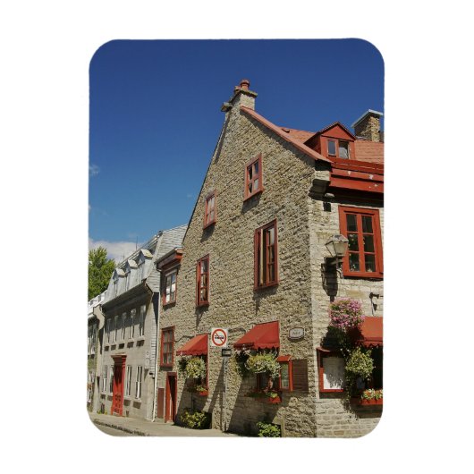 Noord-Amerika, Canada, Quebec, Old Quebec City. Magneet (Verticaal)