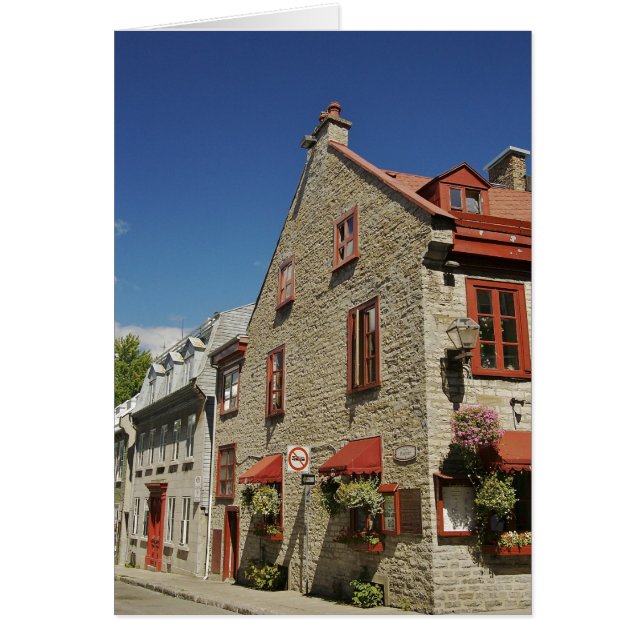Noord-Amerika, Canada, Quebec, Oude Stad Quebec. (Voorkant)