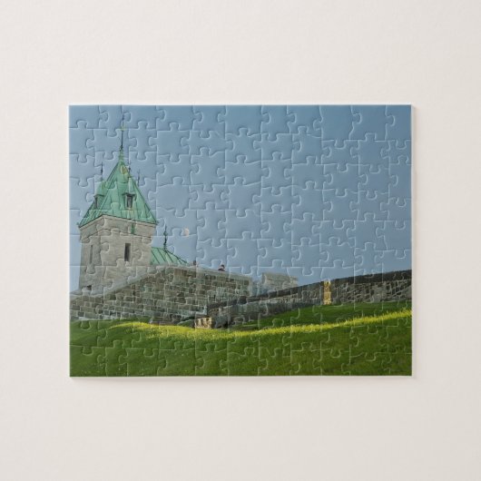 Noord-Amerika, Canada, Quebec, Oude Stad Quebec. 2 Legpuzzel (Horizontaal)