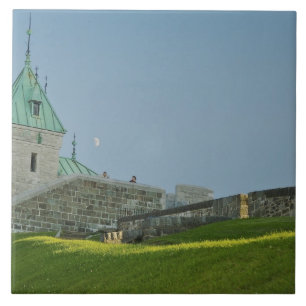 Noord-Amerika, Canada, Quebec, Oude Stad Quebec. 2 Tegeltje