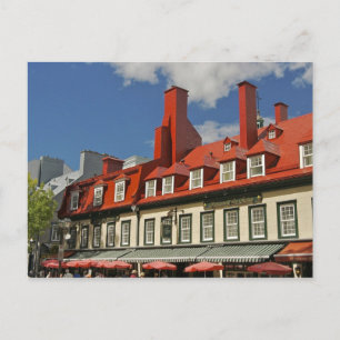 Noord-Amerika, Canada, Quebec, Oude Stad Quebec. 3 Briefkaart