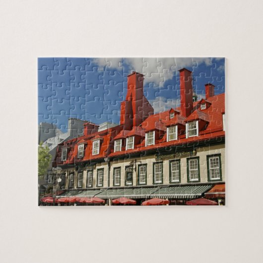 Noord-Amerika, Canada, Quebec, Oude Stad Quebec. 3 Legpuzzel (Horizontaal)