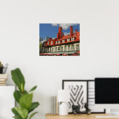 Noord-Amerika, Canada, Quebec, Oude stad Quebec. 3 Poster (Thuiskantoor)