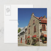Noord-Amerika, Canada, Quebec, Oude stad Quebec. Briefkaart (Voorkant / Achterkant)