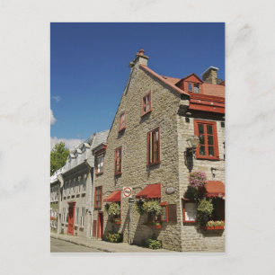 Noord-Amerika, Canada, Quebec, Oude stad Quebec. Briefkaart