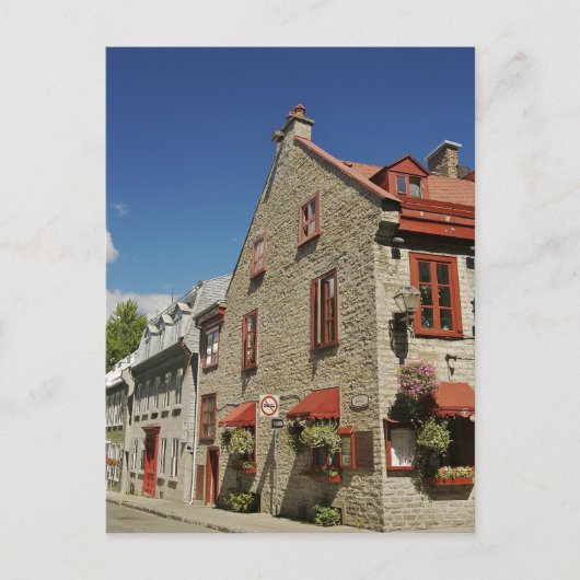 Noord-Amerika, Canada, Quebec, Oude stad Quebec. Briefkaart (Voorkant)