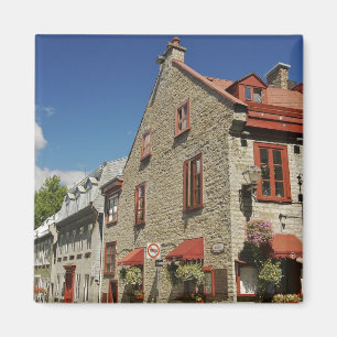 Noord-Amerika, Canada, Quebec, Oude stad Quebec. Magneet