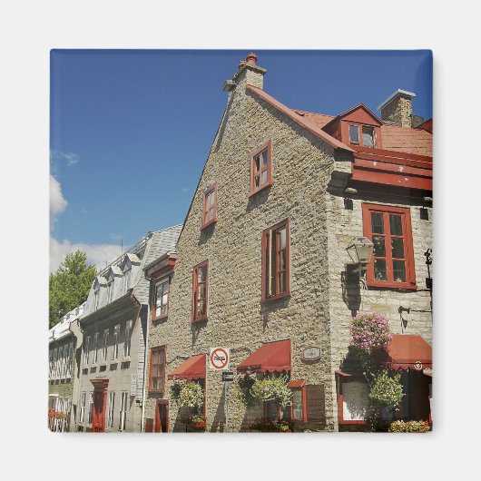 Noord-Amerika, Canada, Quebec, Oude stad Quebec. Magneet (Voorkant)