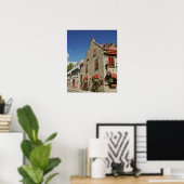 Noord-Amerika, Canada, Quebec, Oude Stad Quebec. Poster (Thuiskantoor)