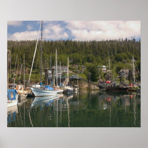 Noord-Amerika, Canada, Queen Charlotte-eilanden, 4 Poster