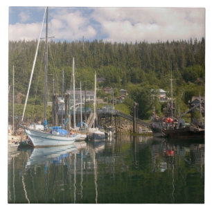 Noord-Amerika, Canada, Queen Charlotte-eilanden, 4 Tegeltje