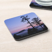 Noord-Amerika, Canada, Vancouver Island, bomen Bier Onderzetter (Linkerzijde)