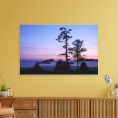 Noord-Amerika, Canada, Vancouver Island, bomen Canvas Afdruk (Insitu (Woonkamer))