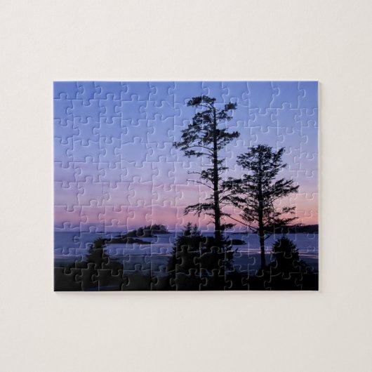 Noord-Amerika, Canada, Vancouver Island, bomen Legpuzzel (Horizontaal)