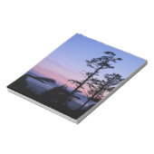 Noord-Amerika, Canada, Vancouver Island, bomen Notitieblok (Linkerzijde)