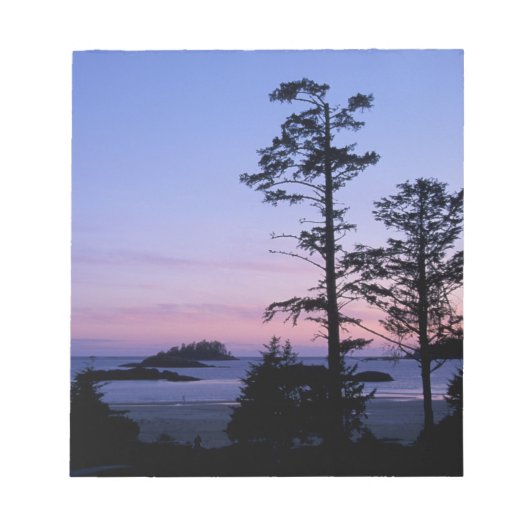 Noord-Amerika, Canada, Vancouver Island, bomen Notitieblok (Voorkant)