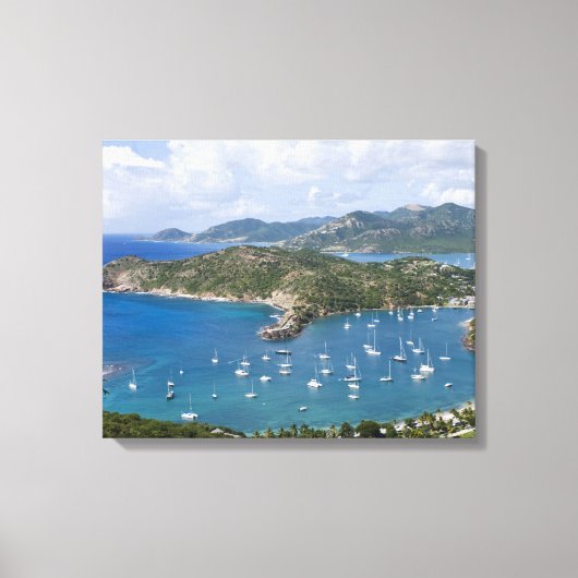 Noord-Amerika, Caraïben, Antigua. Engels Canvas Afdruk (Voorkant)