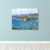 Noord-Amerika, Caraïben, Antigua. Engels Canvas Afdruk (Insitu (Houten vloer))