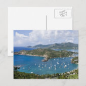 Noord-Amerika, Caribisch gebied, Antigua. Engels Briefkaart (Voorkant / Achterkant)