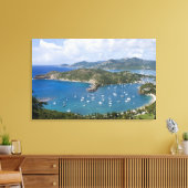 Noord-Amerika, Caribisch gebied, Antigua. Engels Canvas Afdruk (Insitu (Woonkamer))