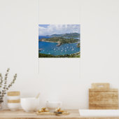 Noord-Amerika, Caribisch gebied, Antigua. Engels Poster (Keuken)