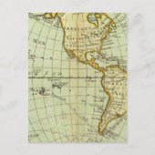 Noord-Amerika en Zuid-Amerika Briefkaart (Voorkant)