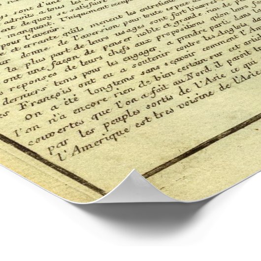 Noord-Amerika en Zuid-Amerika Poster (Hoek)